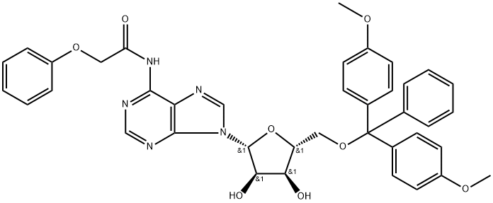 5'-O-[二(4-甲氧基苯基)苯基甲基]-N-(苯氧基乙酰基)腺苷