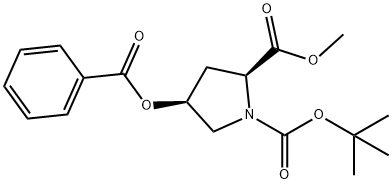 (2S,4R)-BOC-4-苯甲酰氧基脯氨酸甲酯