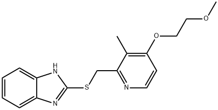 2-[(4-METHOXYETHOXY-3-METHYL-2-PYRIDINYL)-METHYLTHIO]-BENZIMIDAZOLE