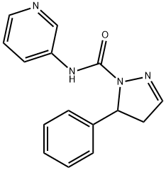 5-Phenyl-N-(3-pyridinyl)-4,5-dihydro-1H-pyrazole-1-carboxamide
