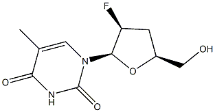 1-(2-Fluoro-2,3-dideoxy-β-D-threo-pentofuranosyl)-5-methylpyrimidine-2,4(1H,3H)-dione
