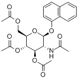 1-萘基 2-乙酰氨基-3,4,6-O-三乙酰基-2-脱氧-BETA-D-吡喃葡萄糖苷