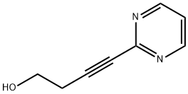 3-Butyn-1-ol, 4-(2-pyrimidinyl)- (9CI)