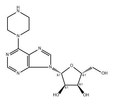 6-(1-Piperizinyl)-9-beta-D-ribofuranosyl)-9H-purine 
6-(1-Piperizinyl)purine riboside