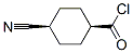 Cyclohexanecarbonyl chloride, 4-cyano-, cis- (9CI)