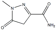 1H-Pyrazole-3-carboxamide,4,5-dihydro-1-methyl-5-oxo-(9CI)