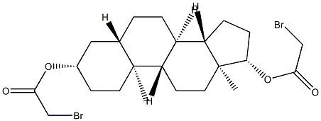 5-dihydrotestosterone 3,17-bromoacetate