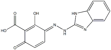 2,6-dihydroxy-3-(benzoimidazolyl-2'-azo)benzoic acid
