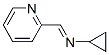 Cyclopropanamine, N-(2-pyridinylmethylene)- (9CI)