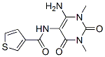 3-Thiophenecarboxamide,  N-(6-amino-1,2,3,4-tetrahydro-1,3-dimethyl-2,4-dioxo-5-pyrimidinyl)-