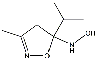 5-Isoxazolamine,4,5-dihydro-N-hydroxy-3-methyl-5-(1-methylethyl)-(9CI)