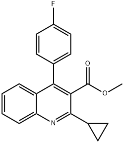 2-环丙基-4-(4-氟苯基)-3-喹啉羧酸甲酯