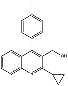 2-环丙基-4-(4-氟苯基)-3-喹啉甲醇