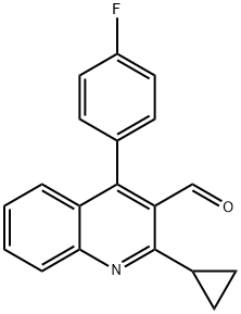 2-环丙基-4-(4-氟苯基)喹啉-3-甲醛