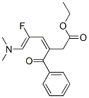 Penta-2,4-dienecarboxylic acid, 2-benzoyl-4-fluoro-5-dimethylamino-, e thyl ester