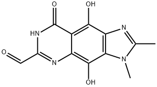 3H-Imidazo[4,5-g]quinazoline-6-carboxaldehyde,  5,8-dihydro-4,9-dihydroxy-2,3-dimethyl-8-oxo-  (9CI)