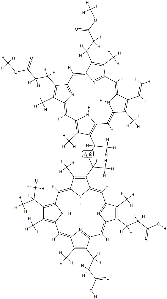 protoporphyrin dimethyl ester hematoporphyrin ether