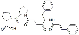 (5-cinnamido-4-oxo-6-phenylhexanoyl)prolyl-proline