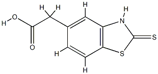 5-Benzothiazoleaceticacid,2,3-dihydro-2-thioxo-(9CI)