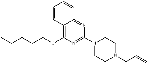 2-(4-allyl-1-piperazinyl)-4-pentyloxyquinazoline