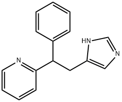 Pyridine, 2-(2-(1H-imidazol-4-yl)-1-phenylethyl)-