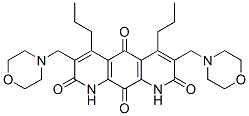 3,7-Bis(4-morpholinylmethyl)-4,6-dipropylpyrido[3,2-g]quinoline-2,5,8,10(1H,9H)-tetrone