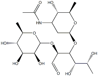 3-O-[3-(Acetylamino)-2,3,6-trideoxy-β-D-arabino-hexopyranosyl]-2-O-(6-deoxy-β-D-glucopyranosyl)-6-deoxy-D-glucose