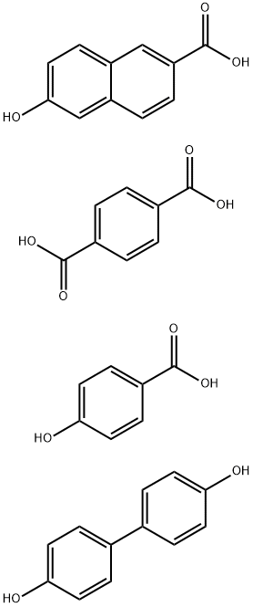 1,4-Benzenedicarboxylic acid polymer with [1,1'-biphenyl]-4,4'-diol, 4-hydroxybenzoic acid and 6-hydroxy-2-naphthalenecarboxylic acid