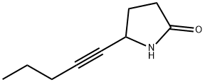 2-Pyrrolidinone, 5-(1-pentynyl)- (9CI)