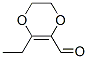 1,4-Dioxin-2-carboxaldehyde, 3-ethyl-5,6-dihydro- (9CI)