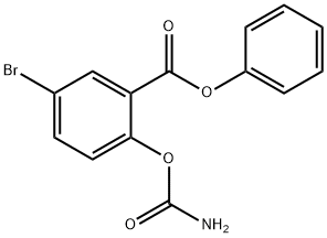 phenyl 5-bromo-2-carbamoyloxy-benzoate