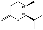 2H-Pyran-2-one,tetrahydro-5-methyl-6-(1-methylethyl)-,(5R,6R)-rel-(9CI)