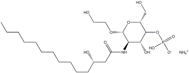 2-hydroxyethyl-2-deoxy-2-(3-hydroxytetradecanamido)glucopyranoside-4-phosphate