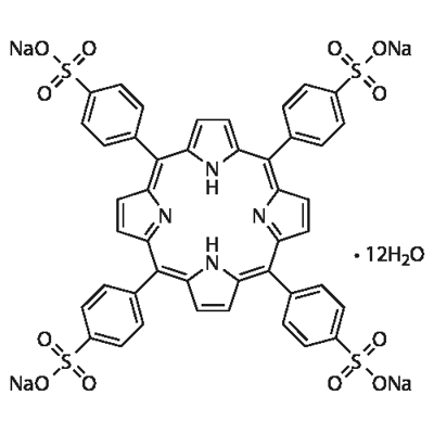 内消旋(4-磺酸苯基)卟吩四钠盐十二水合物