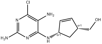 (1S,4R)-4-(2',5'-diamino-6'-chloropyrimidin-4'-yl)amino>cyclopent-2-enylmethanol