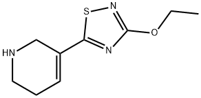 Pyridine, 3-(3-ethoxy-1,2,4-thiadiazol-5-yl)-1,2,5,6-tetrahydro- (9CI)