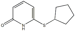 2(1H)-Pyridinone,6-(cyclopentylthio)-(9CI)