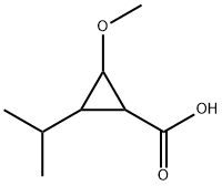 Cyclopropanecarboxylic acid, 2-methoxy-3-(1-methylethyl)- (9CI)