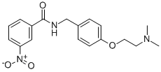 N-((4-(2-(Dimethylamino)ethoxy)phenyl)methyl)-3-nitrobenzamide