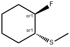Cyclohexane, 1-fluoro-2-(methylthio)-, trans- (9CI)