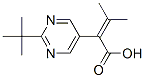 5-Pyrimidineacetic acid, 2-(1,1-dimethylethyl)--alpha--(1-methylethylidene)- (9CI)