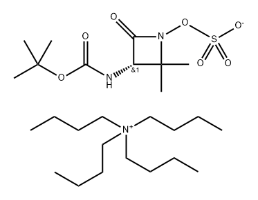CarbaMic acid, [2,2-diMethyl-4-oxo-1-(sulfooxy)-3-azetidinyl]-,C-(1,1-diMethylethyl) ester, ion(1-), (S)-, N,N,N-tributyl-1-butanaMiniuM