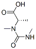 L-Alanine, N-methyl-N-[(methylamino)carbonyl]- (9CI)