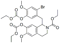2(1H)-Isoquinolinecarboxylic  acid,  1-[[2-bromo-5-[(ethoxycarbonyl)oxy]-4-methoxyphenyl]methyl]-7-[(ethoxycarbonyl)oxy]-3,4-dihydro-6-methoxy-,  ethyl