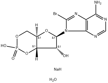 8-溴腺苷3`,5`-环单磷酸钠盐一水