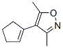 Isoxazole, 4-(1-cyclopenten-1-yl)-3,5-dimethyl- (9CI)
