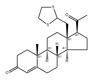 3,20-dioxopregn-4-ene-18'-carboxaldehyde cyclic 18'-(1,2-ethandiylmercaptal)