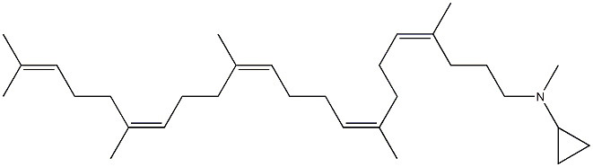 trisnorsqualene N-methylcyclopropylamine