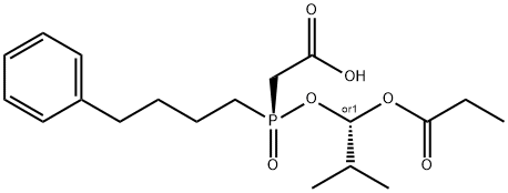 {[2-METHYL-1-(PROPIONYLOXY)PROPOXY](4-PHENYLBUTYL)PHOSPHORYL}ACETIC ACID
