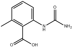 Benzoic acid, 2-[(aminocarbonyl)amino]-6-methyl- (9CI)